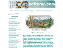 Tablet Screenshot of pdqpatterns.com